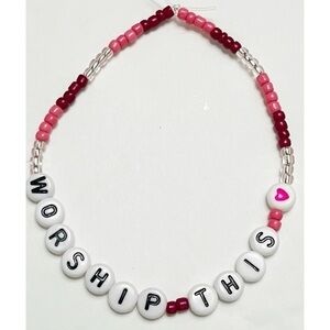 Taylor Swift Eras Tour Friendship Bracelet Lover False God Worship This Love